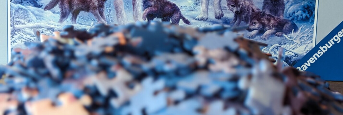 Arktische Wölfe – Ravensburger 1000 Teile Puzzle