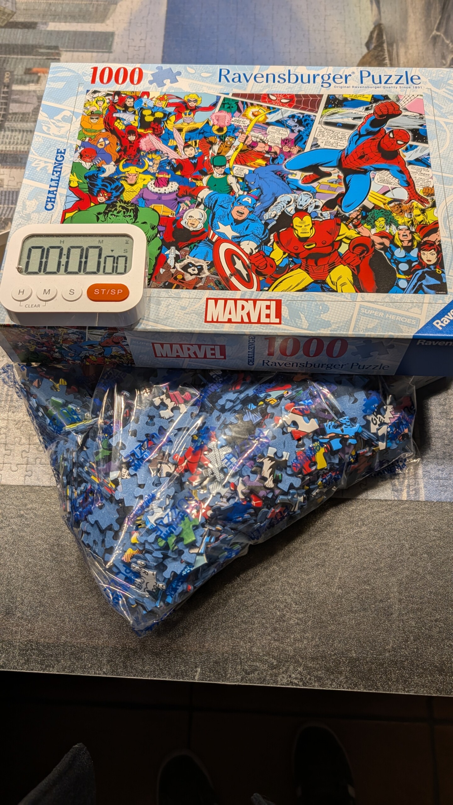 Ravensburger Puzzle - Marvel Challenge - 1000 Teile Puzzle