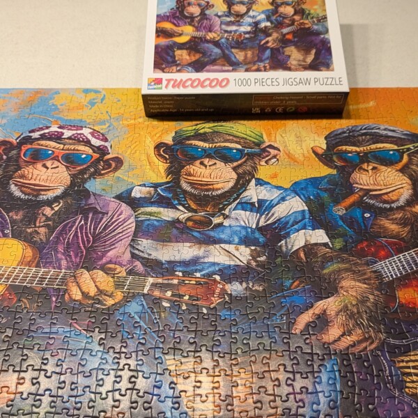 Tucocoo Puzzle „Rocker Monkeys“ (1000 Teile)