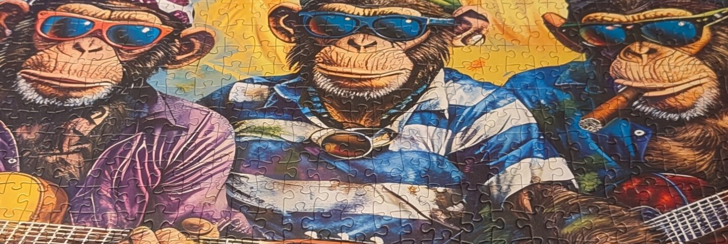 Tucocoo Puzzle „Rocker Monkeys“ (1000 Teile)