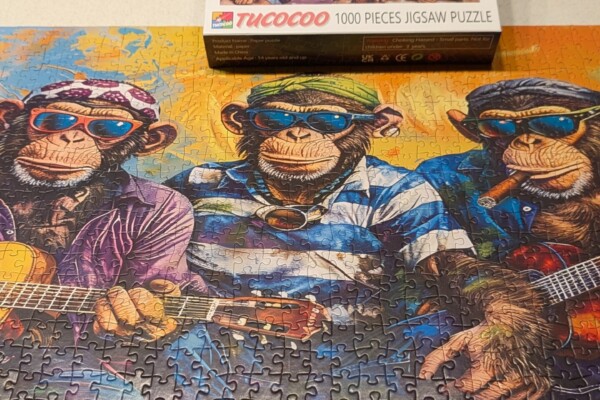 Tucocoo Puzzle „Rocker Monkeys“ (1000 Teile)