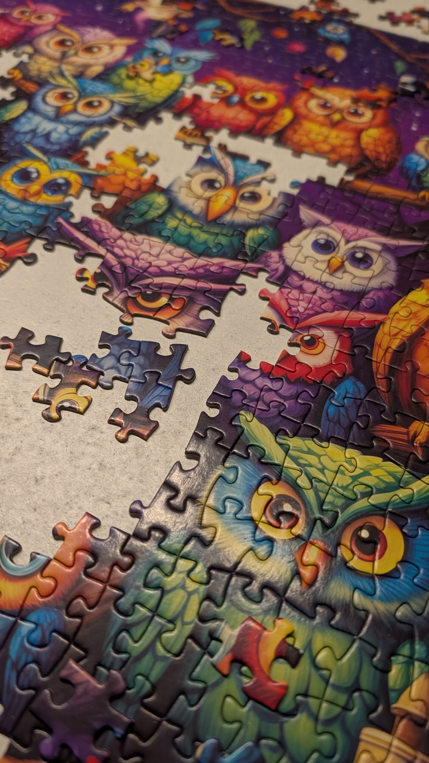 HUADADA Owl Family Puzzle 1000 Teile – Eulen-Puzzle für Erwachsene 2 HUADADA - Owl Family - 1000 Teile-Puzzle