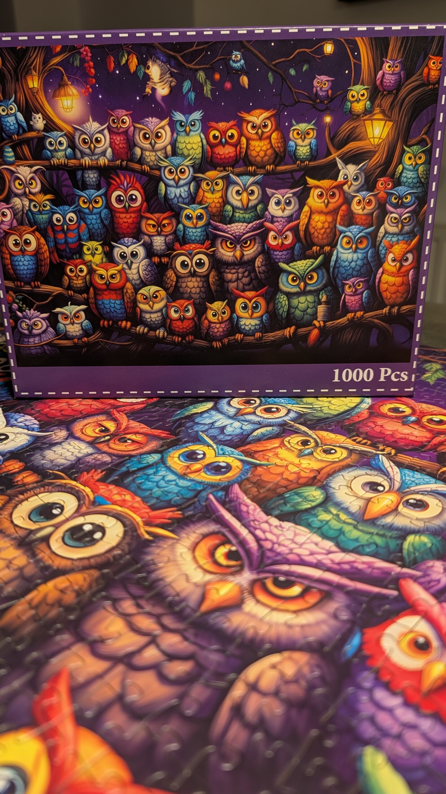 HUADADA - Owl Family - 1000 Teile-Puzzle