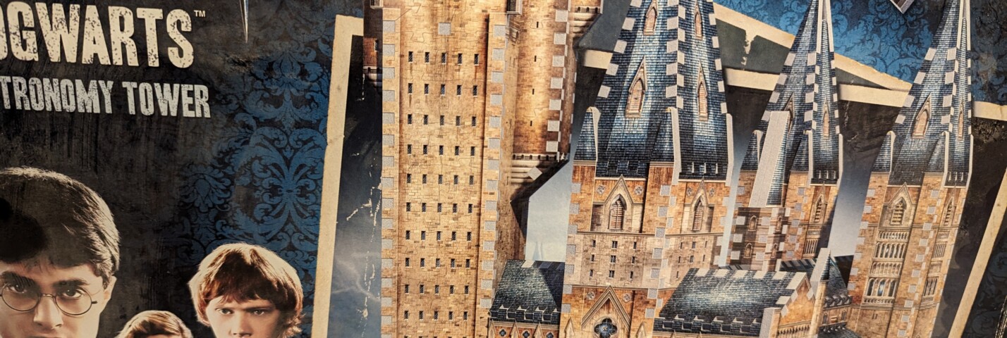 Hogwarts Astronomieturm – Harry Potter (875 Teile) , 3D Puzzle – Wrebbit3D