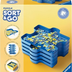 Ravensburger Sort & Go – 8 stapelbare Puzzle-Sortierschalen