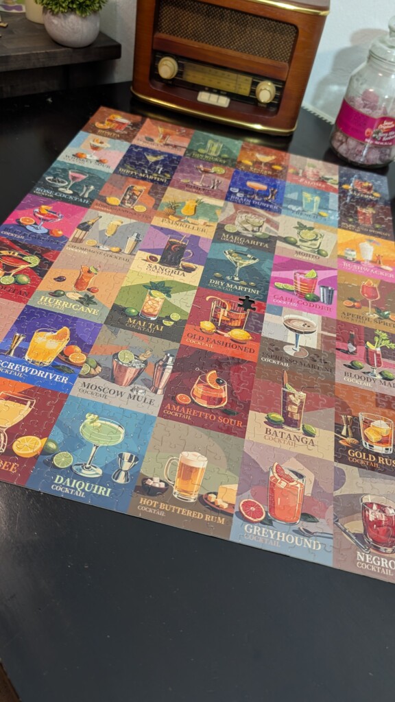 Jazvinto Cocktail Puzzle 1000 Teile im Erfahrungsbericht 2 Jazvinto Cocktail Puzzle 1000 Teile