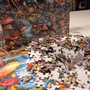 MOJIGE Puzzle 1000 Teile Mushroom Garden