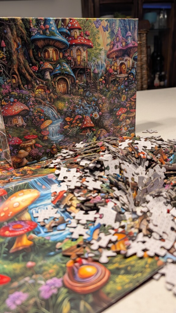 MOJIGE Puzzle 1000 Teile Mushroom Garden