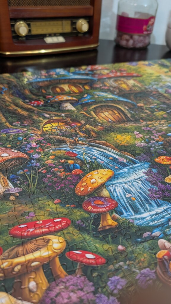 MOJIGE Puzzle 1000 Teile Mushroom Garden