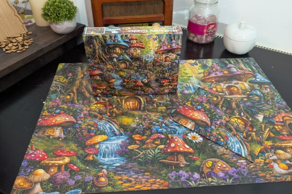 MOJIGE Puzzle 1000 Teile Mushroom Garden
