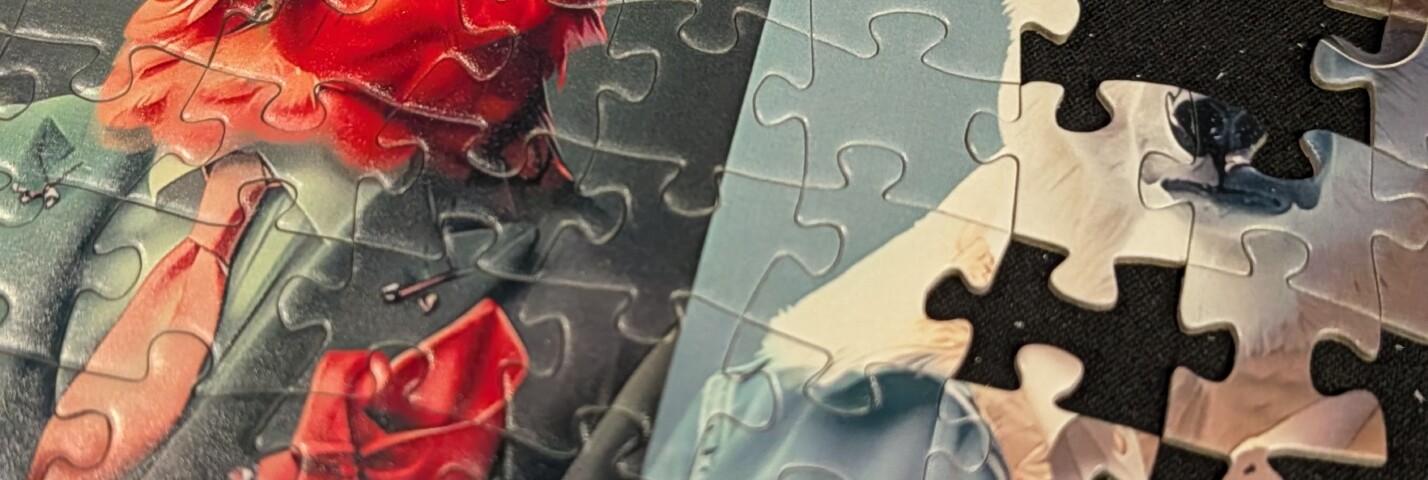 Tucocoo Puzzle „25 Tierporträts in Kleidung“ – 1000 Teile