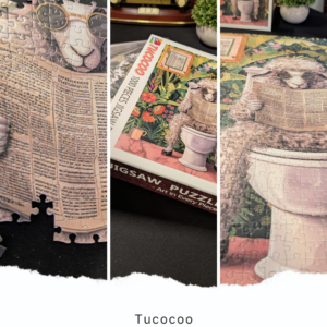 Tucocoo Puzzle 1000 Teile – Schaf auf der Toilette
