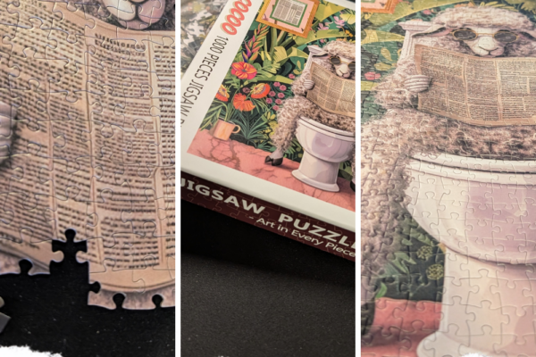 Tucocoo Puzzle 1000 Teile – Schaf auf der Toilette