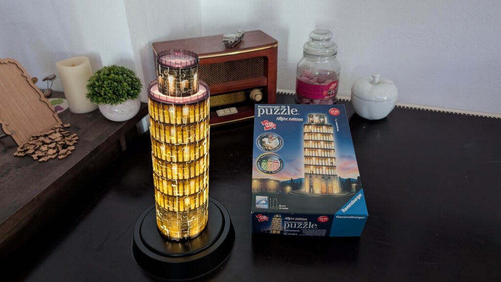 Ravensburger Schiefer Turm von Pisa bei Nacht 216 Teile – Erfahrungsbericht 10 Schiefer Turm von Pisa bei Nacht