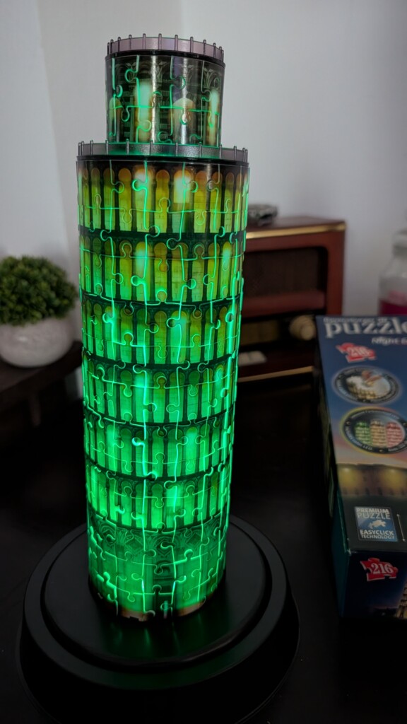 Ravensburger Schiefer Turm von Pisa bei Nacht 216 Teile – Erfahrungsbericht 7 Schiefer Turm von Pisa bei Nacht