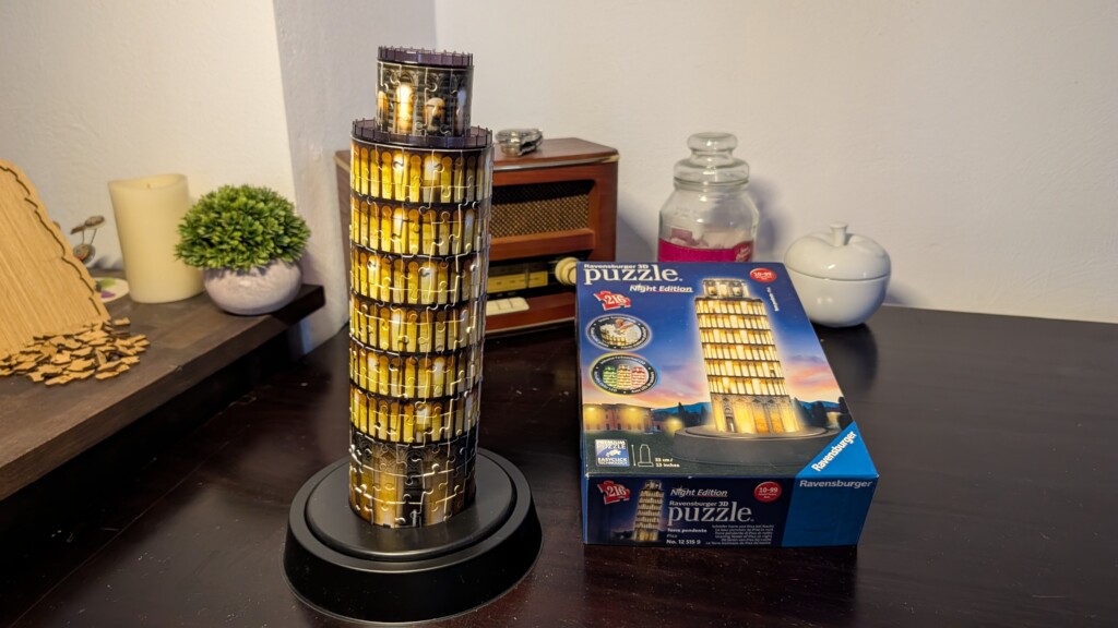 Ravensburger Schiefer Turm von Pisa bei Nacht 216 Teile – Erfahrungsbericht 6 Schiefer Turm von Pisa bei Nacht