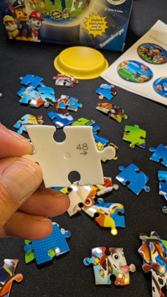 Ravensburger Paw Patrol Nachtlicht 3D-Puzzle 72 Teile