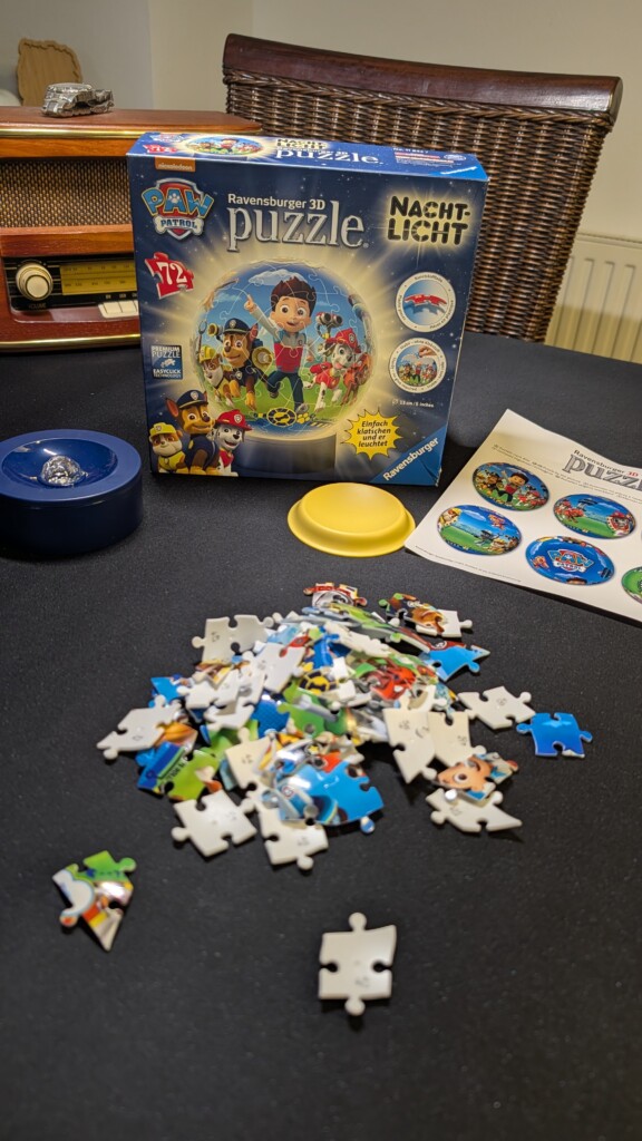 Ravensburger Paw Patrol Nachtlicht 3D-Puzzle 72 Teile