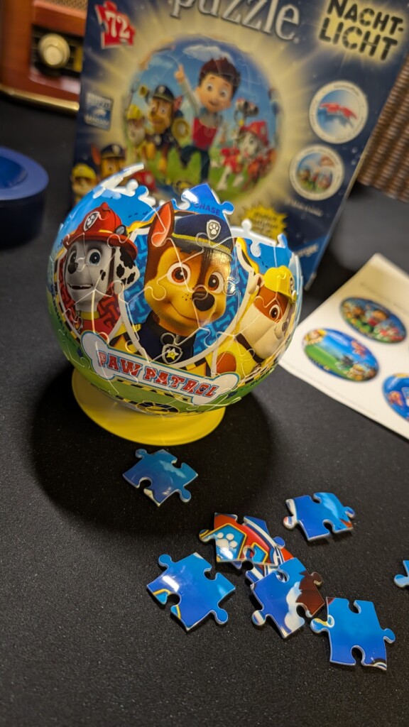 Ravensburger Paw Patrol Nachtlicht 3D-Puzzle 72 Teile
